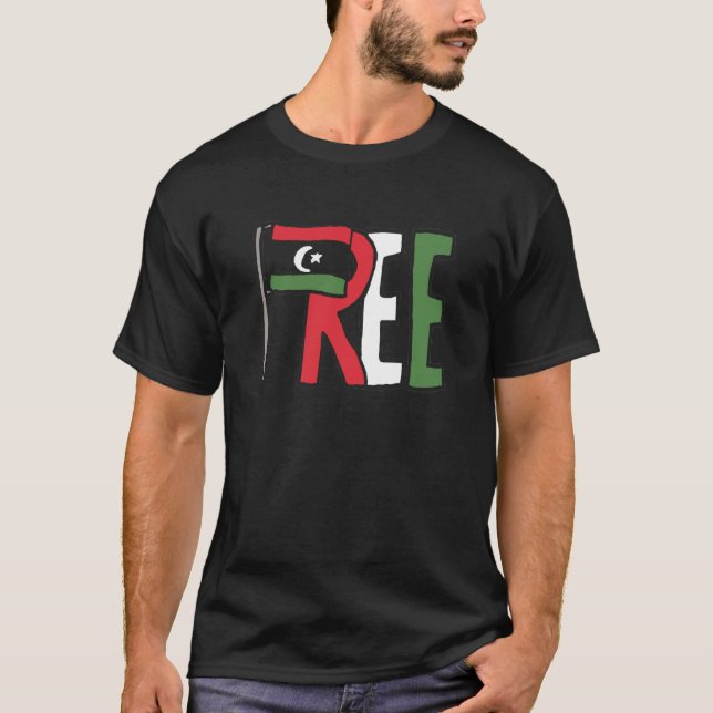 Camiseta Libia libre (Anverso)