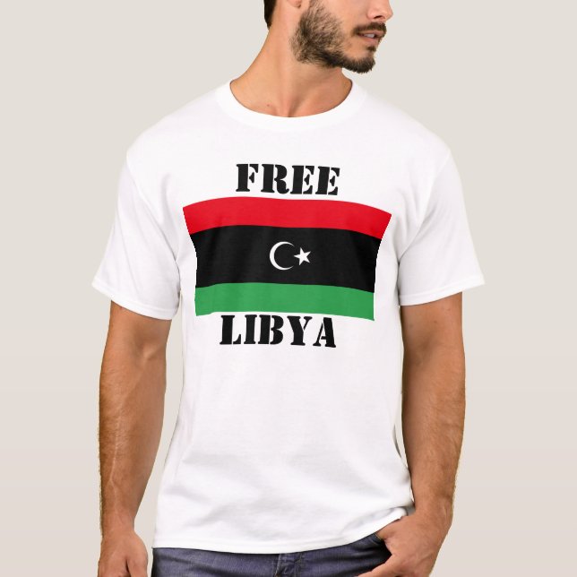 CAMISETA LIBIA LIBRE (Anverso)