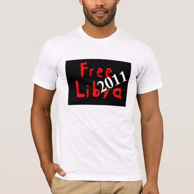 Camiseta Libia libre 2011 (Anverso)