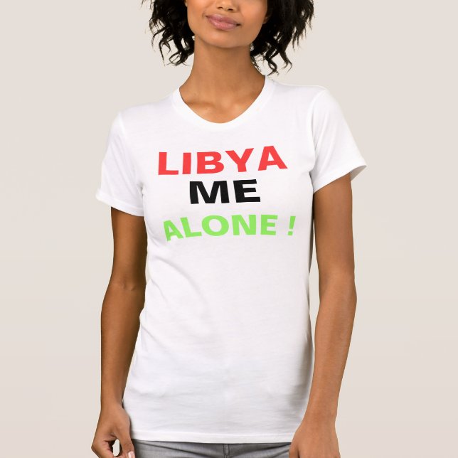 CAMISETA ¡LIBIA YO SOLO! (Anverso)