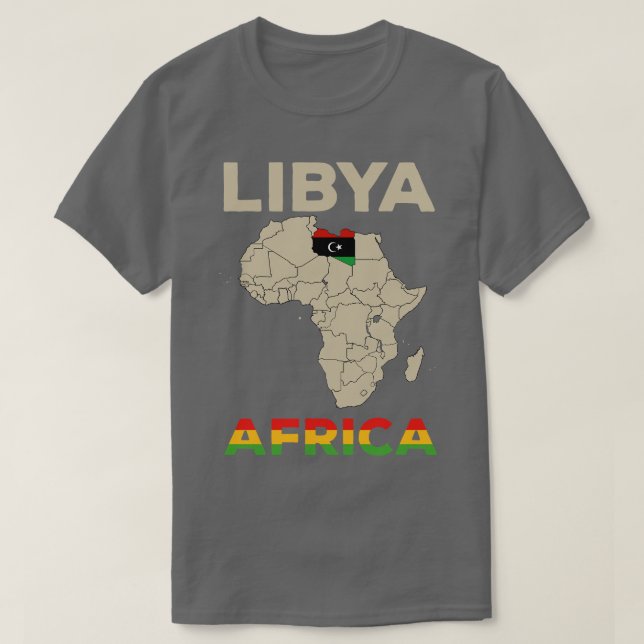 Camiseta LibiaÁfrica (Diseño del anverso)