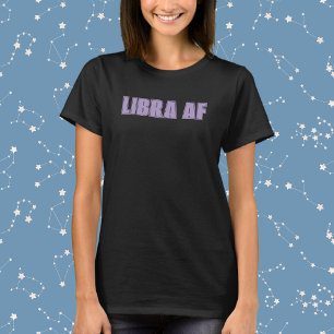 Camiseta Libra AF Negrita Zodiac