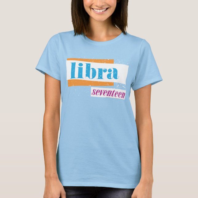 Camiseta Libra Aqua (Anverso)