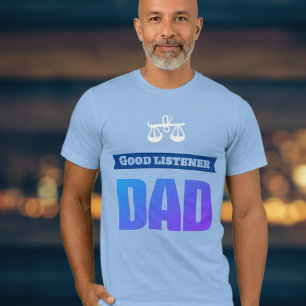 Camiseta Libra - buen oyente Papá 