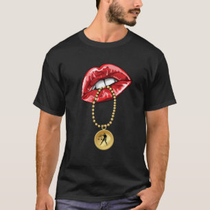Camiseta Libra Chica Juicy Lips Astrología Del Collar Zodia
