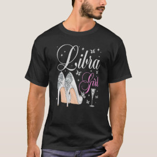 Camiseta Libra Chica Septiembre Cumpleaños Partido Zodiac