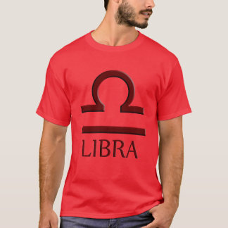 Camiseta Libra Mens Red T-Shirt