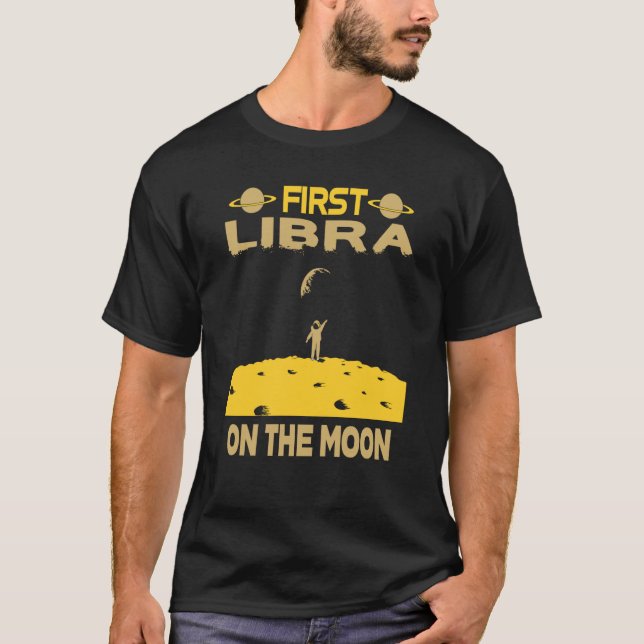 Camiseta Libra On The Moon (Anverso)