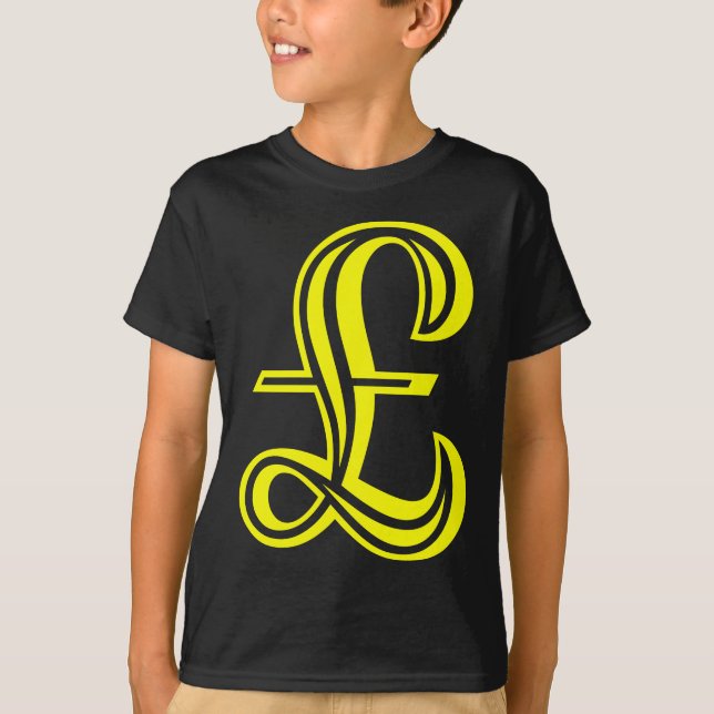 Camiseta Libra Rótulo - Amarillo (Anverso)