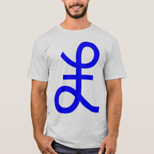Camiseta Libra Rótulo - Azul