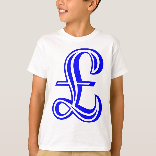 Camiseta Libra Rótulo - Azul (Anverso)
