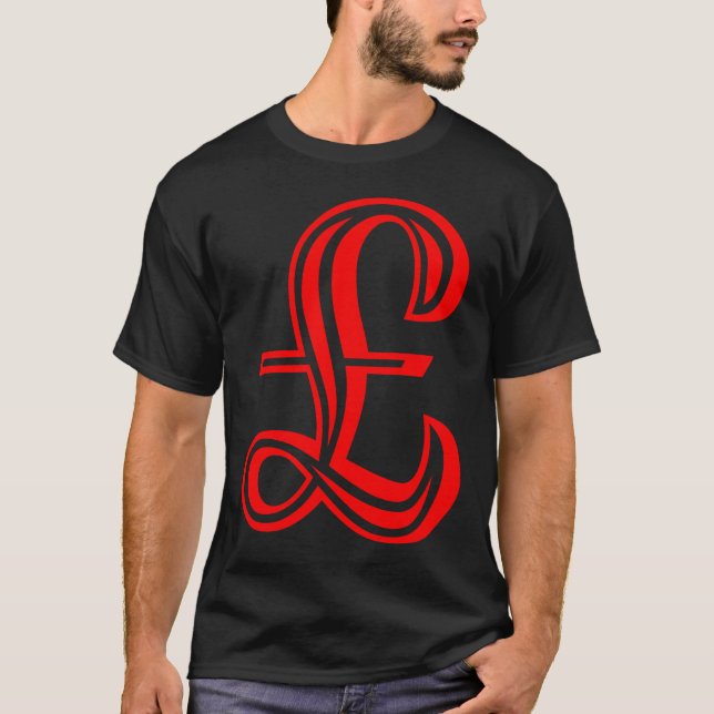 Camiseta Libra Rótulo - Rojo (Anverso)