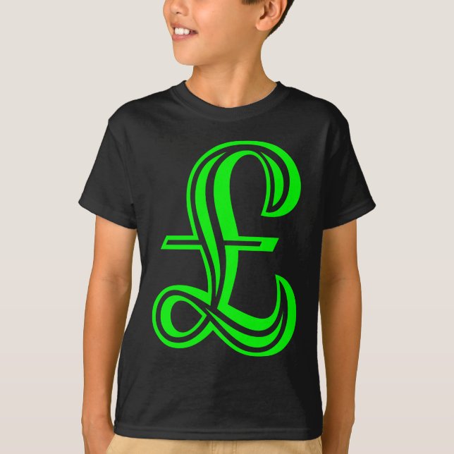Camiseta Libra Rótulo - Verde (Anverso)