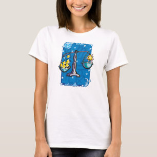 Camiseta Libra Scales pesando estrellas