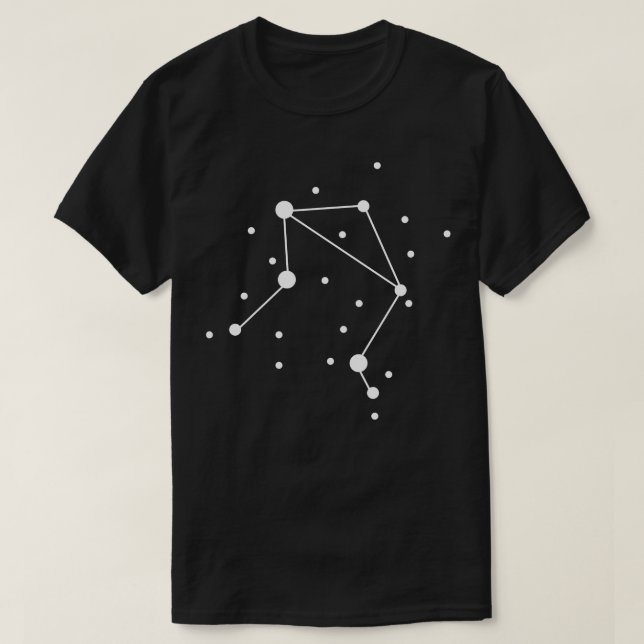 Camiseta libra zodiac (Diseño del anverso)