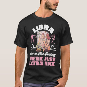 Camiseta Libra Zodiac No estamos jugando sólo somos extra N