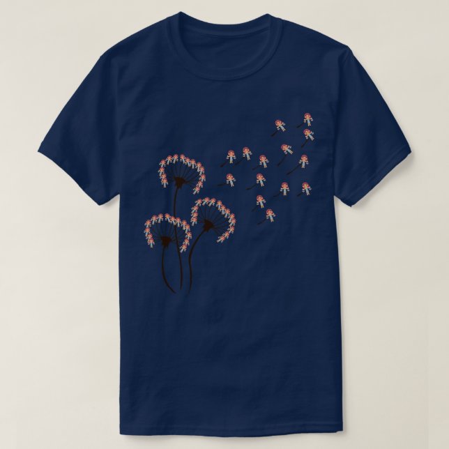 Camiseta Libra Zodiac Shirt Dandelion Libra Lover (Diseño del anverso)