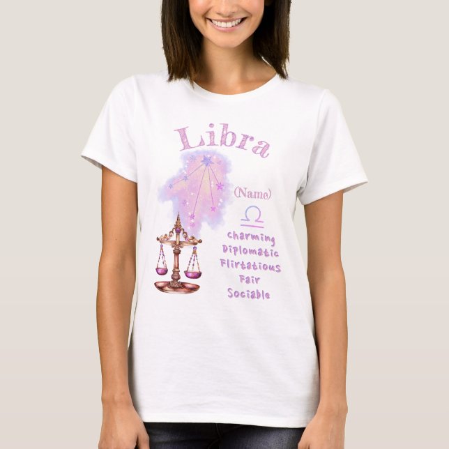 Camiseta Libra Zodiac Sign T-Shirt *1 (Anverso)