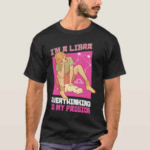 Camiseta Libra Zodiac, soy una lira que exagera, es mi pass