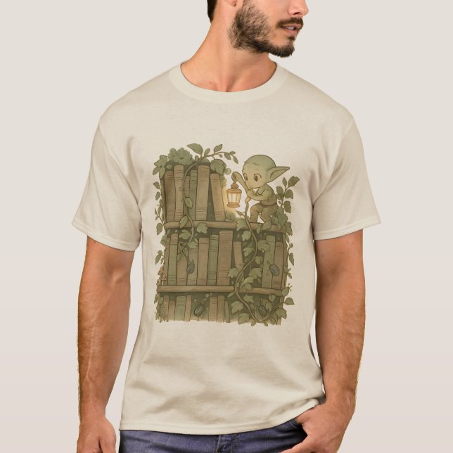 Camiseta Library Goblin (Anverso)