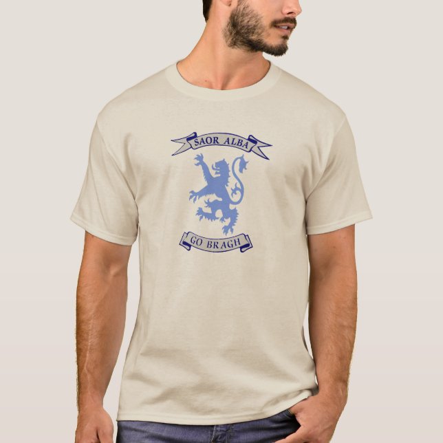 Camiseta libre Alba de Saor Escocia para siempre (Anverso)
