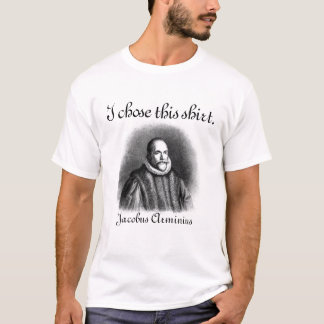 Camiseta Libre albedrío - Jacobo Arminius (tipo negro en