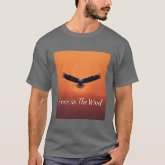 Camiseta Libre como el Viento | Águila Voladora Inspiradora