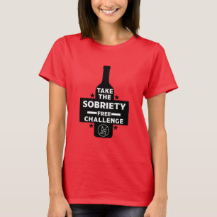 Camiseta Libre De Alcohol Y Sobrio