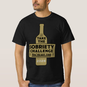 Camiseta Libre de Alcohol y Sobrio