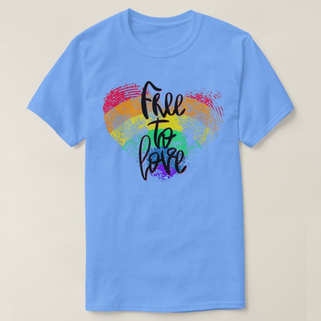 Camiseta Libre de amor (Diseño del anverso)
