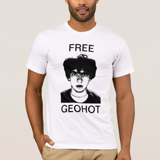 Camiseta libre de GeoHot (Anverso)
