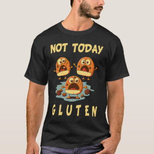 Camiseta Libre de Gluten No Hoy Gluten Enfermedad Celiaca A