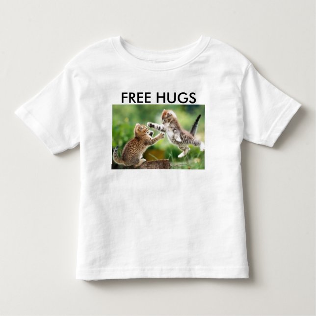 Camiseta libre de los abrazos del niño (Anverso)