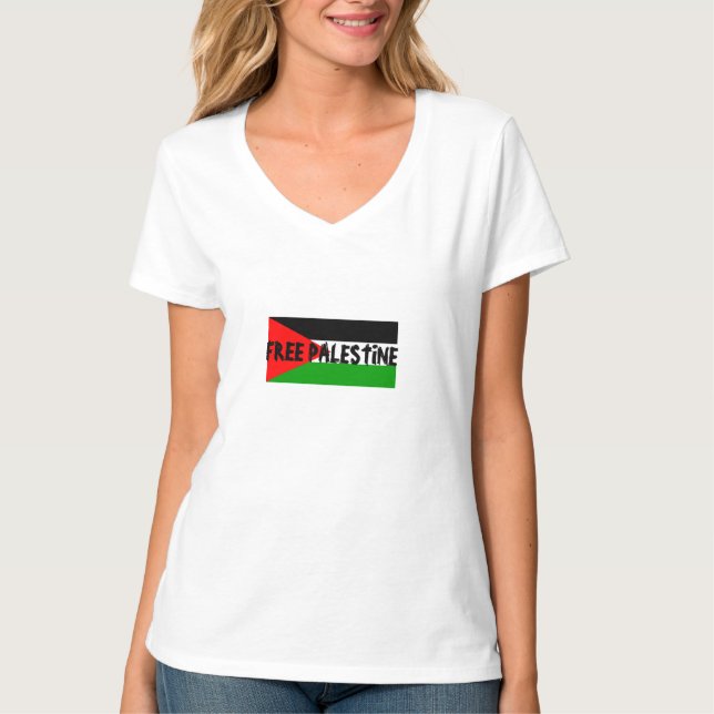 CAMISETA LIBRE DE PALESTINA (Anverso)