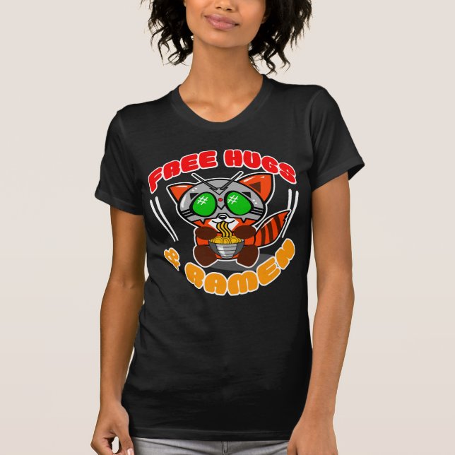 CAMISETA LIBRE DE S DE LAS MUJERES DE LA PANDA (Anverso)