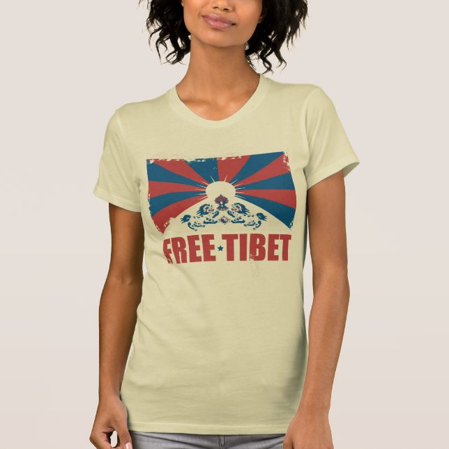 Camiseta libre de Tíbet (Anverso)