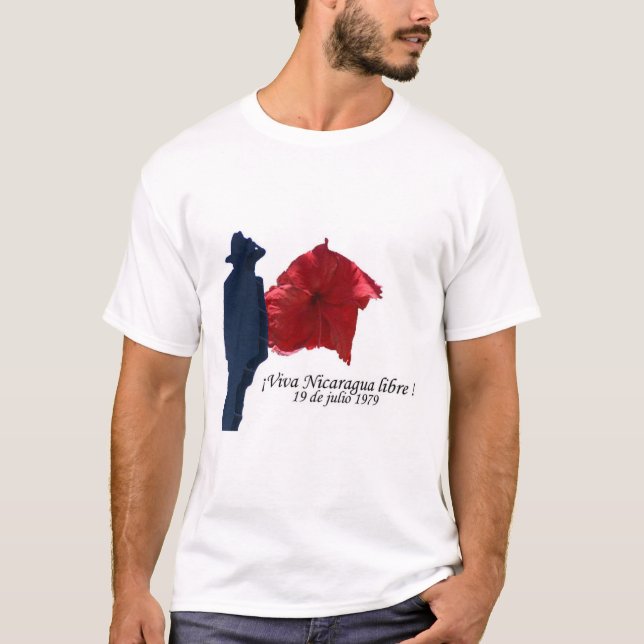 Camiseta ¡Libre de Viva Nicaragua! (Anverso)