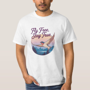 Camiseta Libre de vuelos, mantente fiel