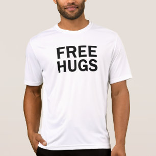 Camiseta libre del funcionamiento de los abrazos -