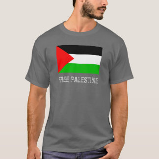 Camiseta libre del gris de Palestina