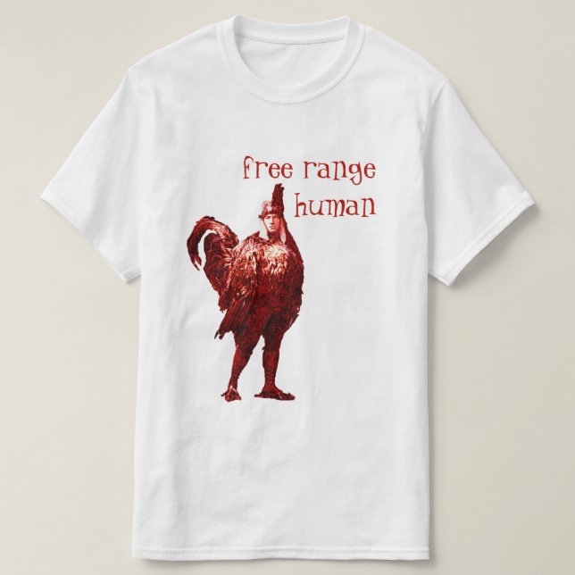 Camiseta libre del ser humano de la gama (Diseño del anverso)