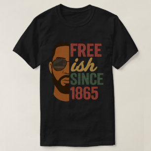 Camiseta Libre desde la historia negra de 1865
