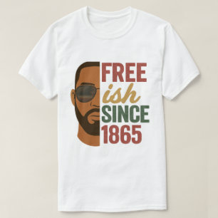 Camiseta Libre desde la historia negra de 1865
