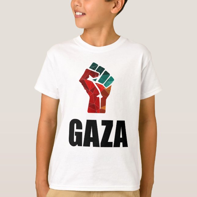 Camiseta Libre Gaza Palestina (Anverso)