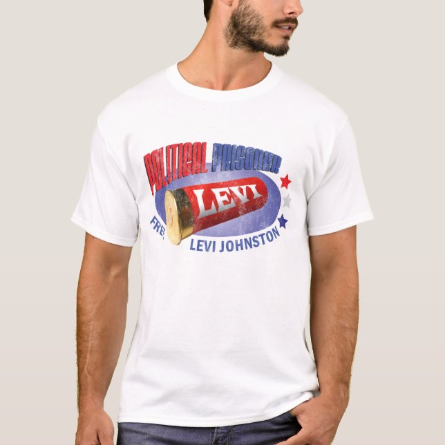 Camiseta LIBRE LEVI - Preso Político (Anverso)