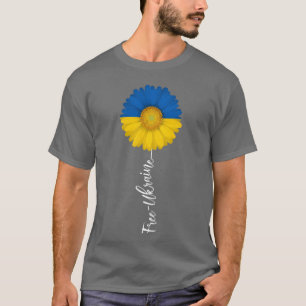 Camiseta Libre Ucrania Girasol Apoya Ucrania Me Pongo Wi