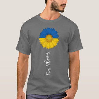 Camiseta Libre Ucrania Girasol Apoya Ucrania Me Pongo Wi