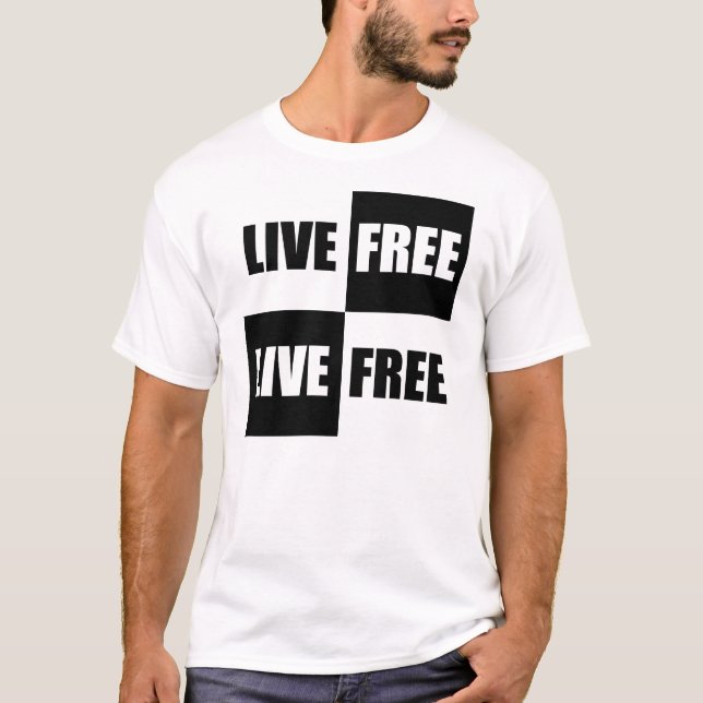Camiseta libre viva (Anverso)