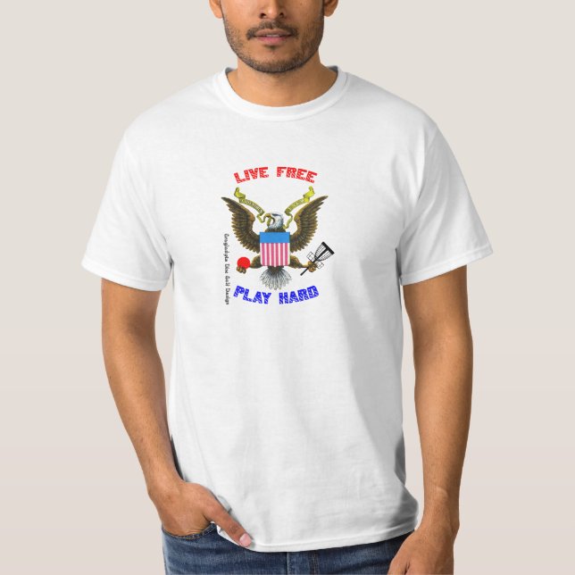 Camiseta Libre vivo - juego difícilmente (Anverso)
