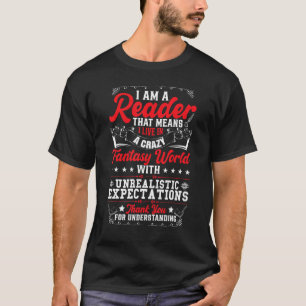 Camiseta Librería Biblioteca de Libros de Lectura de Bookwo